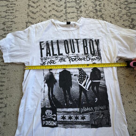 Fall Out Boy We are The Poisoned Youth Boys of Zummer 2013 Chicago Tour Shirt M - Picture 5 of 5